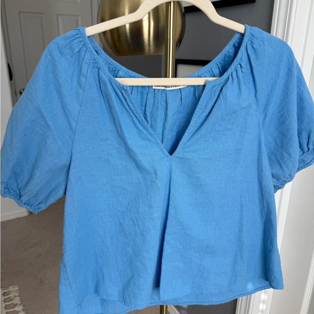 Abercrombie & Fitch Sky Blue Blouse